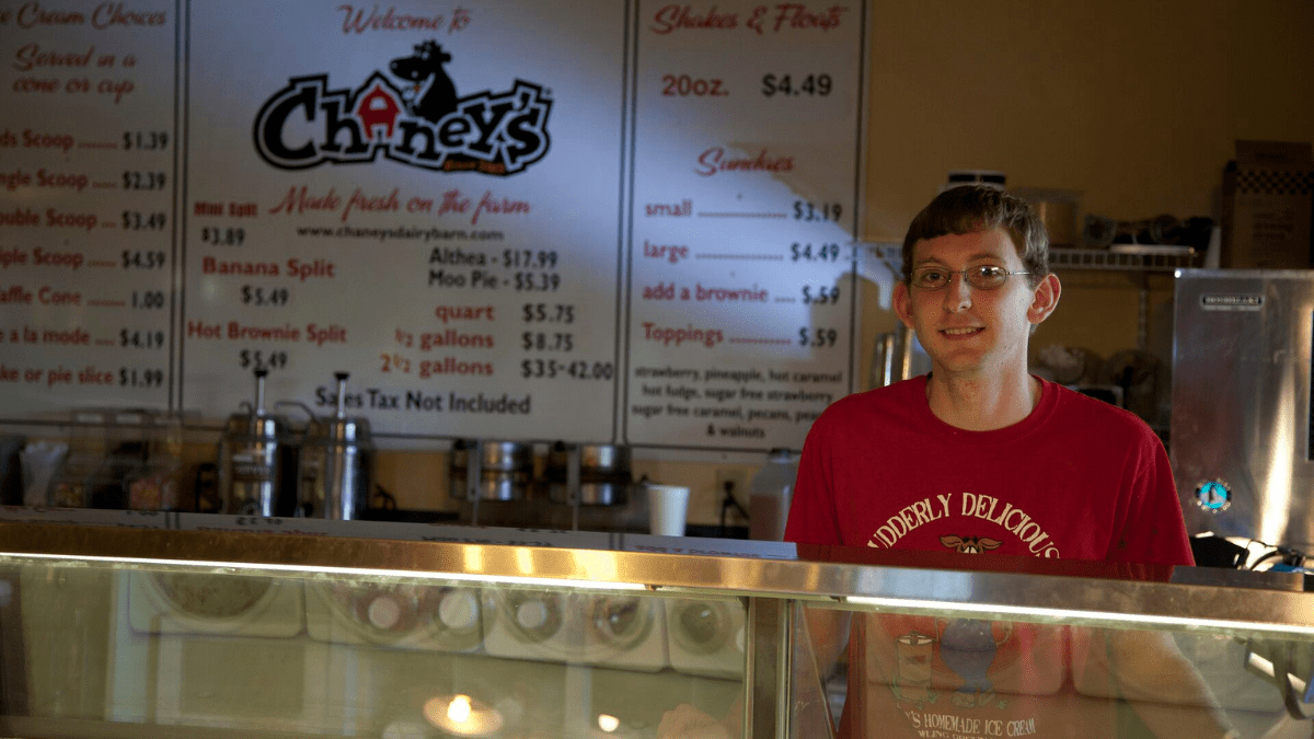 "Chaneys dairy farm store"