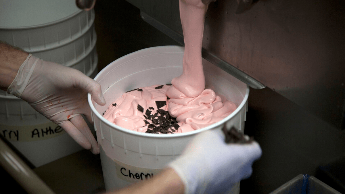 "Chaneys dairy ice cream"