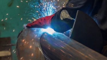 KEENAN production team welding
