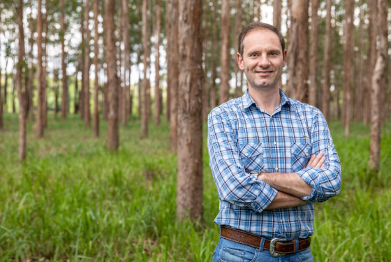 Silvopasture dairy farmer